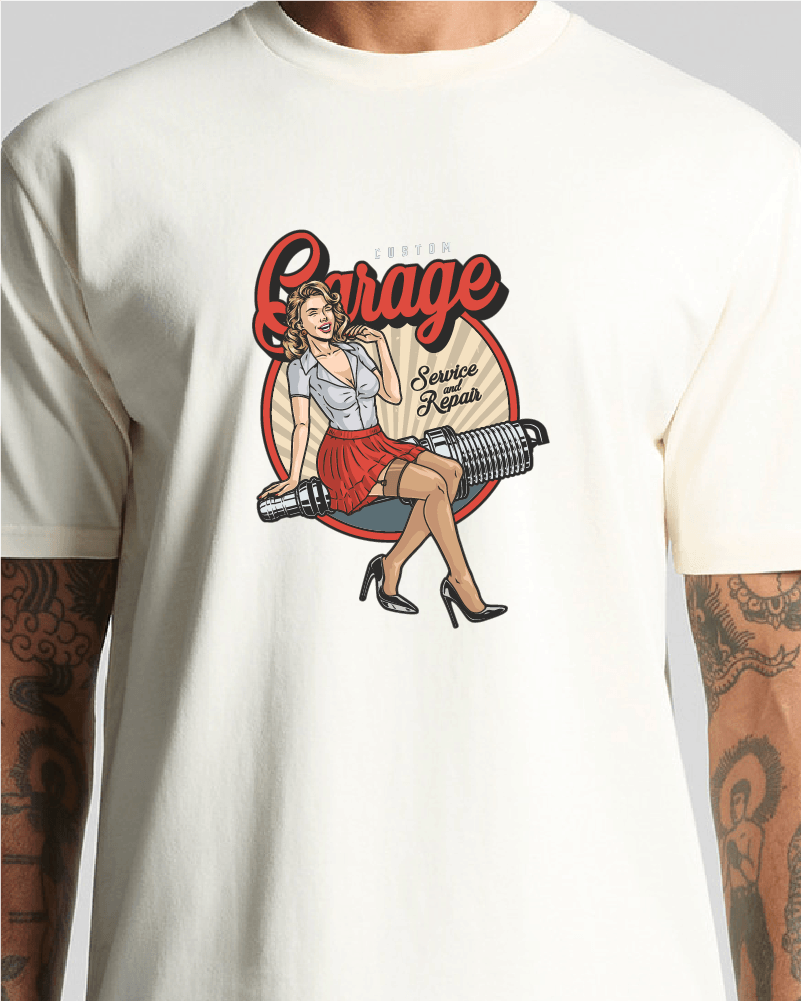 Retro Garage Mens Tee